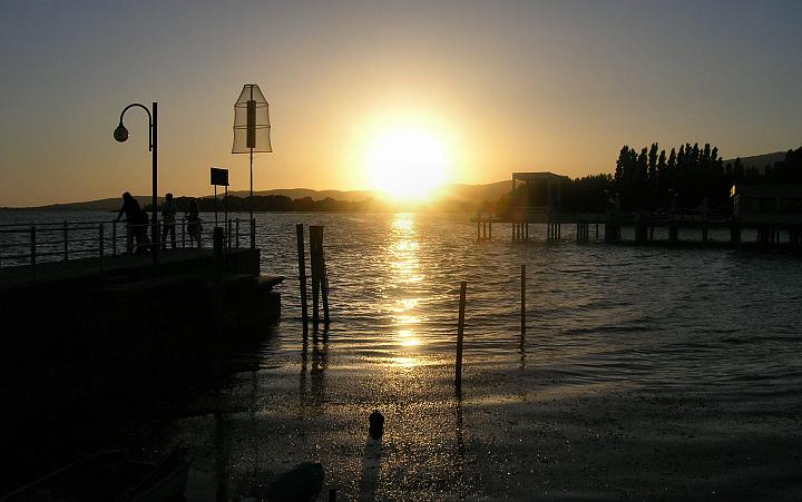 0111 - tramonto a Passignano sul Trasimeno